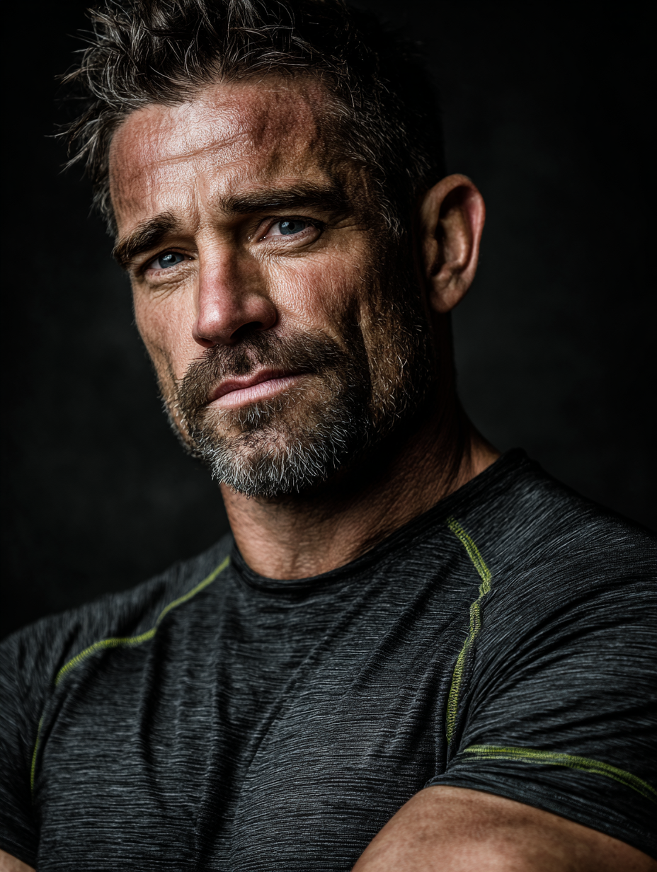 Впевнений чоловік середнього віку